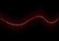 Abstract red sound wave vector background Royalty Free Stock Photo