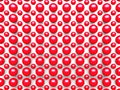 Abstract Red Spheres Pattern Background Royalty Free Stock Photo