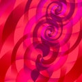 Abstract Red Spiral Background - Colored Swirls Royalty Free Stock Photo