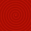 Abstract Red Spiral Background Royalty Free Stock Photo