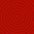 Abstract Red Spiral Background Royalty Free Stock Photo