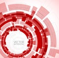 Abstract red technical background Royalty Free Stock Photo