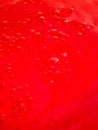 Abstract red water bubbles background, vertical image Royalty Free Stock Photo