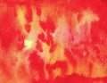 Abstract red watercolor background. Decorative screen
