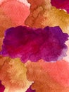 Abstract red watercolor gradient paint grunge texture background. Royalty Free Stock Photo