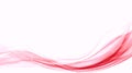 Abstract Red Wave Background with Copy Space Royalty Free Stock Photo