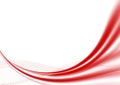 Abstract red wave background vector illustration Royalty Free Stock Photo