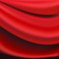 Abstract Minimal Red Waves Background.