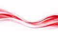 Abstract Red Waves Background with White Space Royalty Free Stock Photo