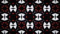 Abstract red white black geometry triangle block color wallpaper