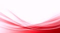Abstract Red and White Flowing Waves Background Royalty Free Stock Photo