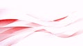 Abstract Red and White Flowing Waves Background Royalty Free Stock Photo