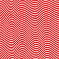 Abstract Red and White Geometric Stripes.hypnosis spiral.Seamless Black and white stripes background.seamless wave line patterns Royalty Free Stock Photo