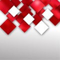 Abstract Red and White Square Modern Background Image