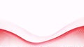 Abstract Red and White Wave Pattern Background Royalty Free Stock Photo