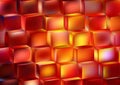 Abstract Red and Yellow Cube Background Design Royalty Free Stock Photo