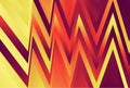 Abstract Red And Yellow Gradient Zig Zag Background Design Beautiful elegant Illustration Royalty Free Stock Photo