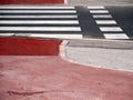 Abstract zebra crossing