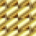 Abstract reeded gold glass texture.. Patterned glass effect background. Seamless vector pattern.