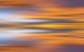 Abstract reflection of colorful sunset