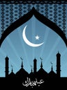 Abstract religious eid background