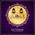 Abstract religious Islamic Eid Mubarak background