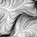 Abstract render of random wavy, curvy, writhe lines design element Series Royalty Free Stock Photo