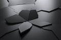 Abstract rendering of cracked surface background