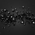 Abstract Rendering of Low Poly Chaotic Particles.