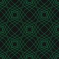 Abstract repeat backdrop. Green cyber grid, design for decor, prints, textile, furniture, cloth, digital. Seamless texture