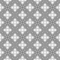 Repeated background pattern black and white Royalty Free Stock Photo