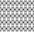 Repeated background pattern black and white Royalty Free Stock Photo