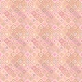 Abstract diagonal square pattern - vector mosaic tile background Royalty Free Stock Photo