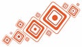 Abstract Repeating Square Geometric Pattern, vector design Generative AI Royalty Free Stock Photo