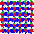 Abstract repetitive geometric pattern. Colorful mosaic backdrop.