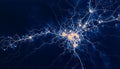 Abstract Brain Network, Neural Connections Generative AI