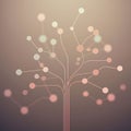 Abstract representation of a branching tree-like structure Royalty Free Stock Photo