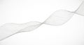 Abstract Wavy Line of Gray Dots on White Background wave Royalty Free Stock Photo