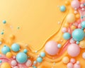 Abstract Representation of Marketing Enhancing Customer Experience Dynamic Colors and Shapes for a Vibrant and Engaging Brand