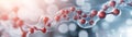 Abstract representation of molecular structures, showcasing the beauty of scientific research and innovation in biotechnology Royalty Free Stock Photo