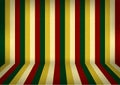 Abstract retro background. Scene of stripe vertical pattern colorful. 3d room. Christmas backdrop concept. Space for your graphic. Royalty Free Stock Photo