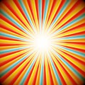 Abstract Retro background of star burst Royalty Free Stock Photo