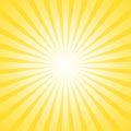 Abstract retro background with sun ray. Summer vector illustration Royalty Free Stock Photo