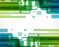 Abstract retro digital technology lines