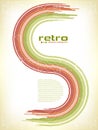 Abstract retro disco background - . Royalty Free Stock Photo