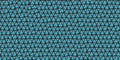 Abstract retro distorted blue triangular shapes pattern