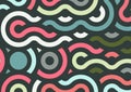 Abstract retro pattern design background Royalty Free Stock Photo