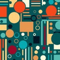 Abstract retro pattern design 1406 Royalty Free Stock Photo