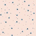 Abstract retro pattern of geometric shapes. Colorful gradient mosaic backdrop. Geometric hipster triangular background, vector Royalty Free Stock Photo