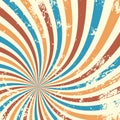 Abstract retro rays grunge background, retro starburst sunburst background